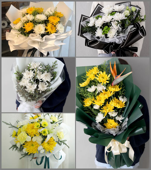 湖北孝感市云梦县胡金店镇竹排村白事花束代送